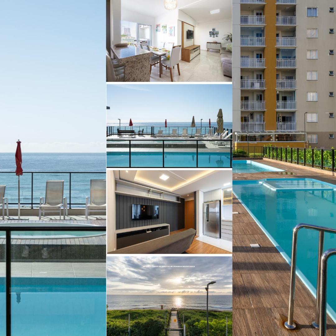 Apto Completo Com Vista Mar Pe Na Areia Em Barra Velha Em Com Spa, Piscina, Quadra De Futebol, Sala De Jogos, Brinquedoteca, Complexo Com Diversos Comercios Apartment Barra Velha (Santa Catarina)